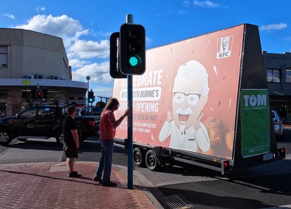 Traditional Mobile Billboard - Tasmania Outdoor Media