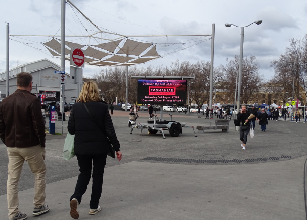 Solar Advert Trailer - Outdoor Advertising